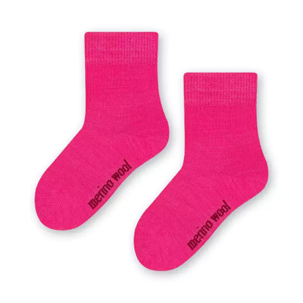 merino wool socks pink - Steven image 1